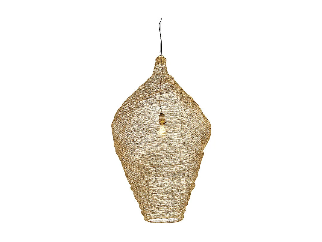 Suspension orientale dorée 60 cm - Nidum L