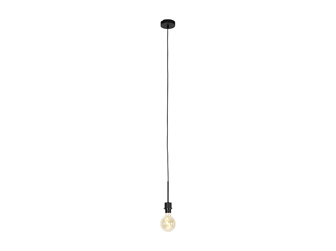 Suspension moderne noire sans abat-jour - Combi 1