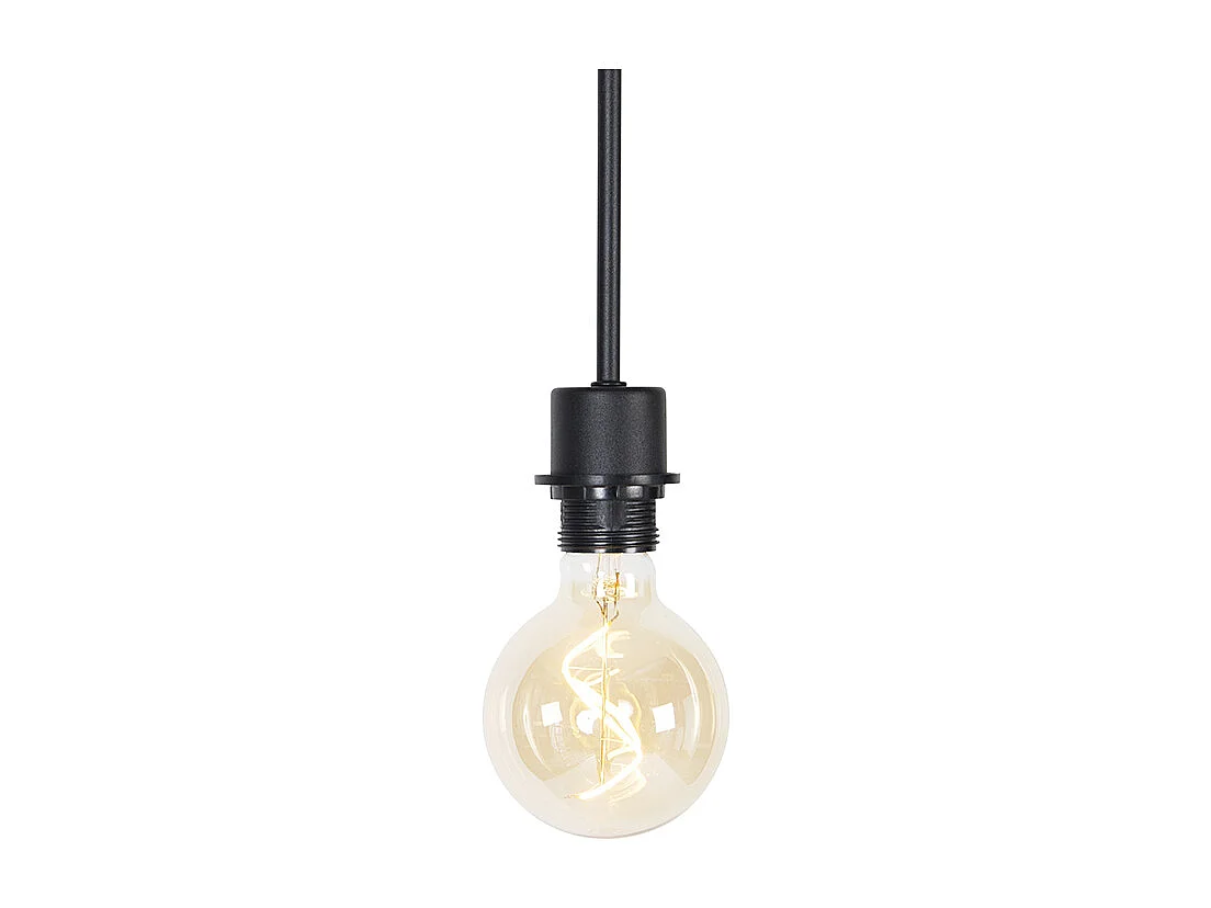 Suspension moderne noire sans abat-jour - Combi 1