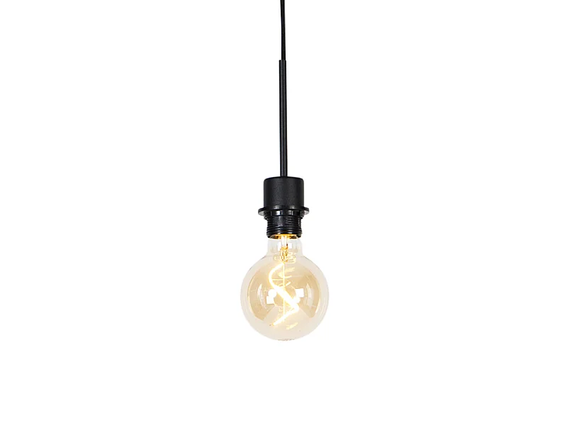 Suspension moderne noire sans abat-jour - Combi 1
