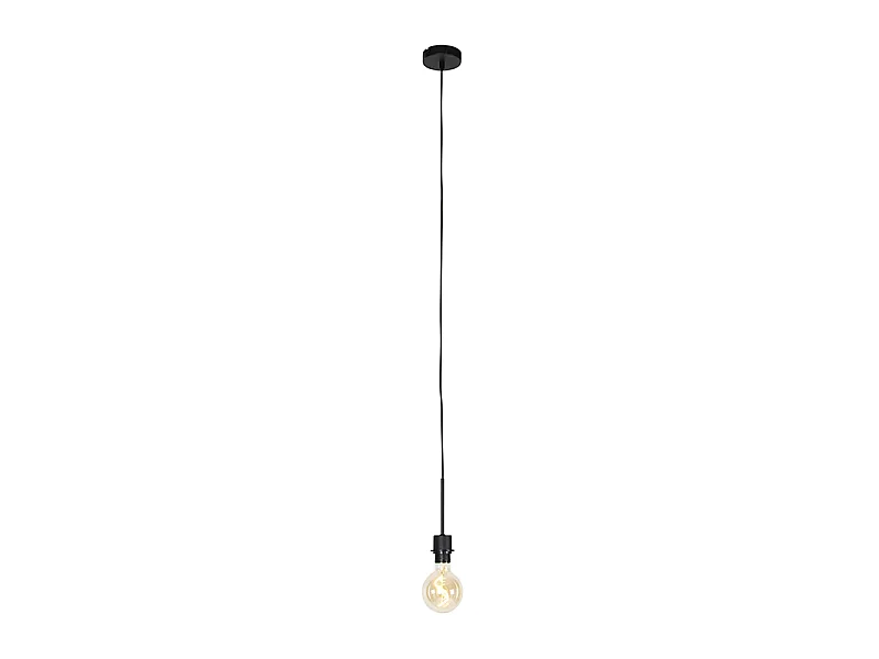 Suspension moderne noire sans abat-jour - Combi 1