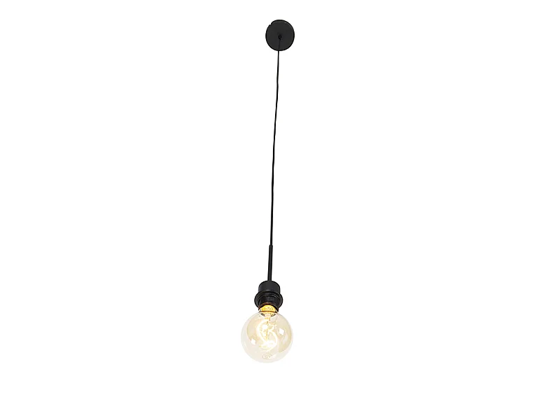 Suspension moderne noire sans abat-jour - Combi 1