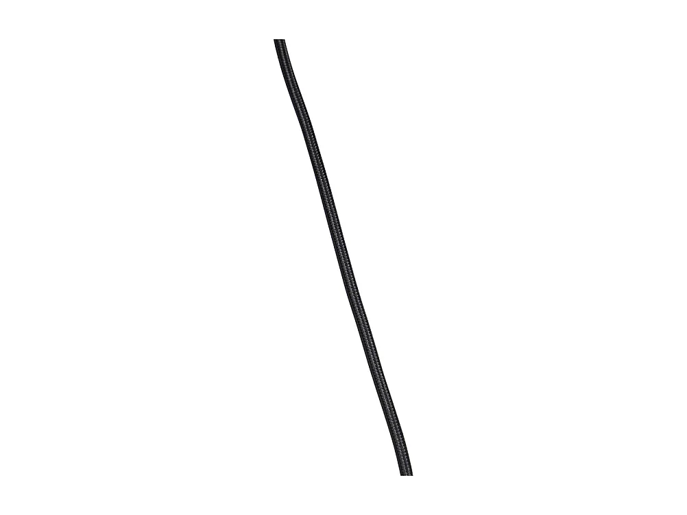 Suspension avec abat-jour en coton noir et or 50 cm - Combi