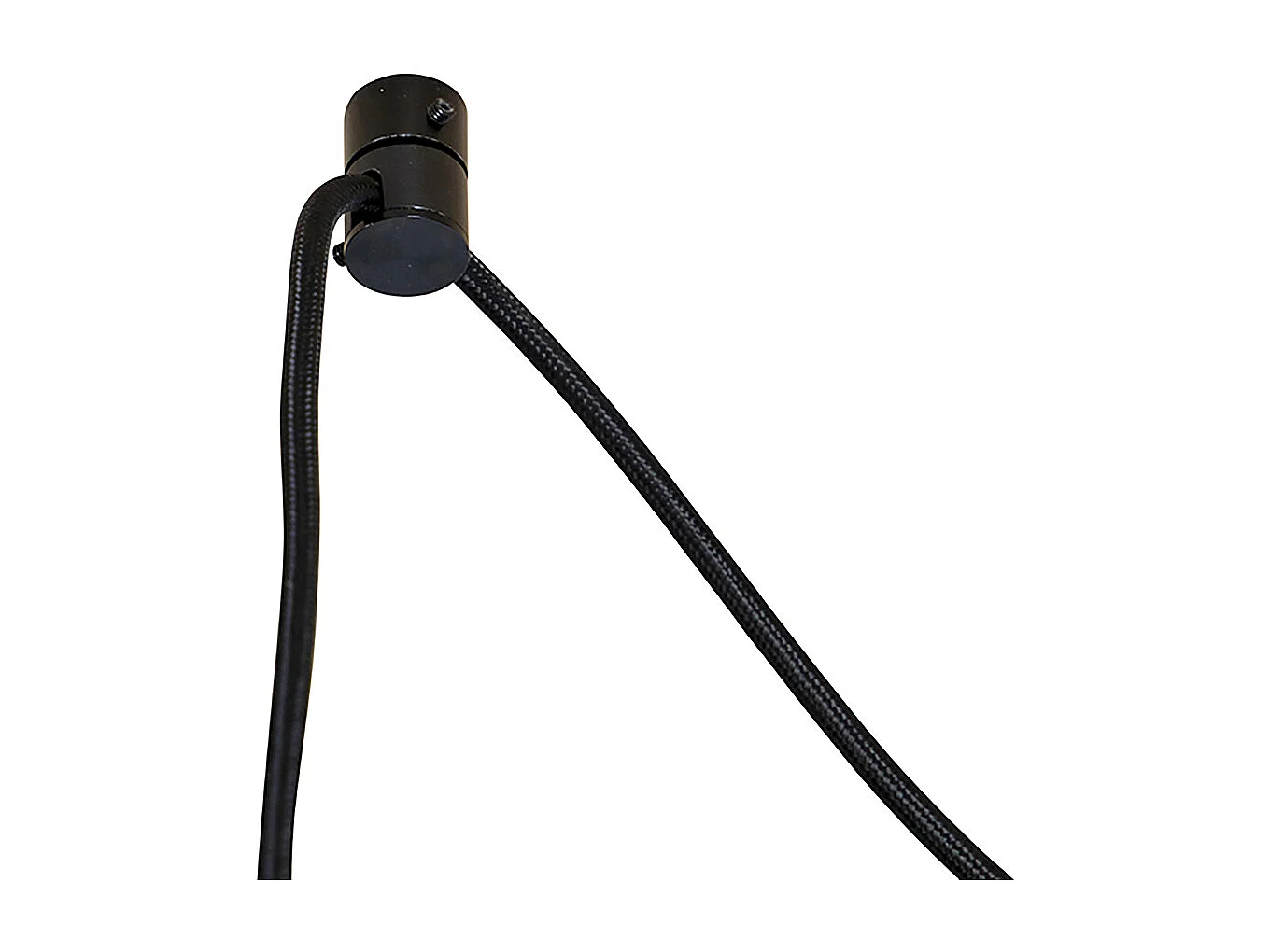 Suspension industrielle noire 3 lumières - Cava