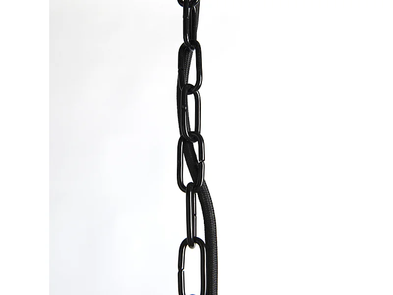 Suspension industrielle noire - Warrior