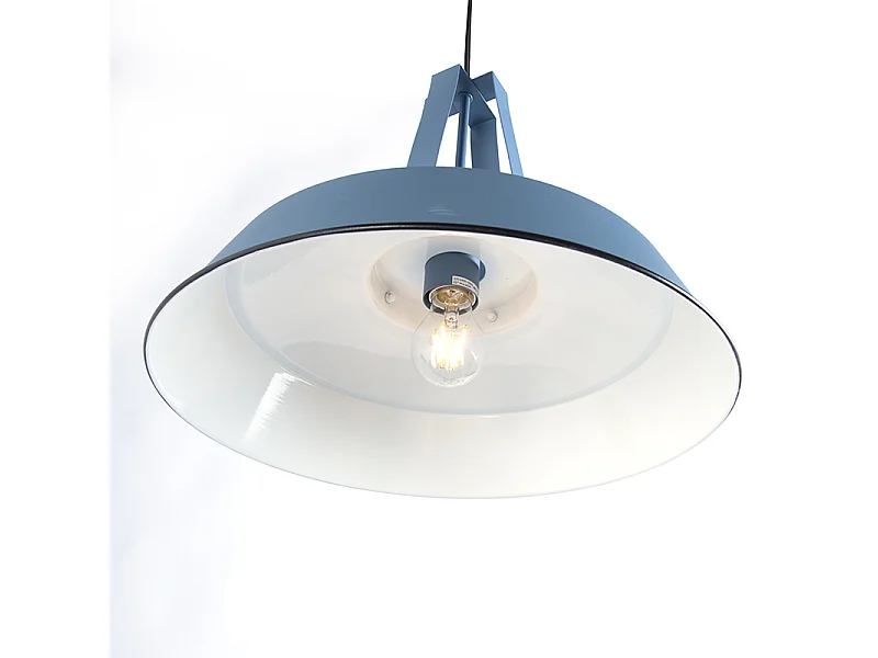 Suspension vintage bleue 43 cm - Living