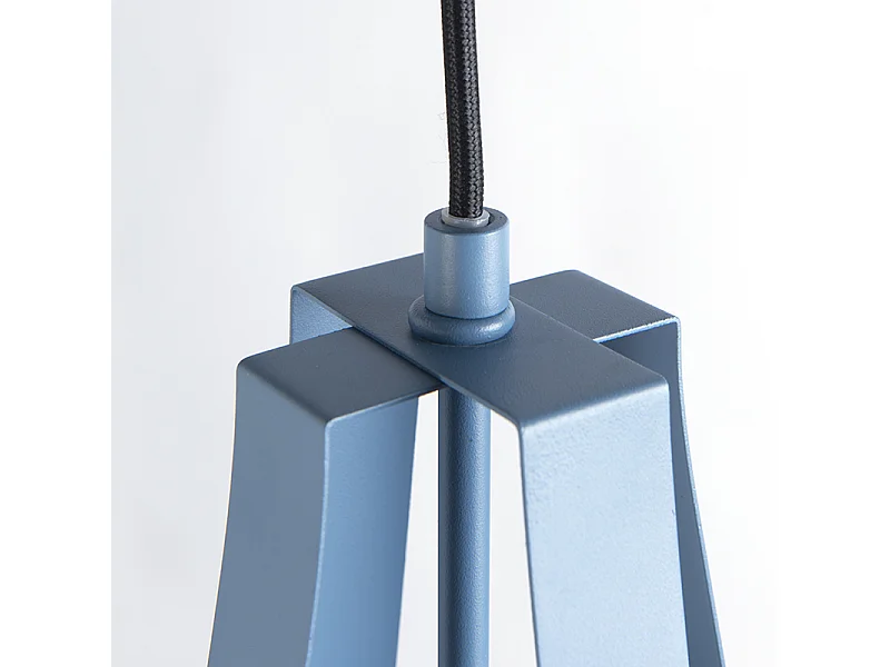 Suspension vintage bleue 43 cm - Living