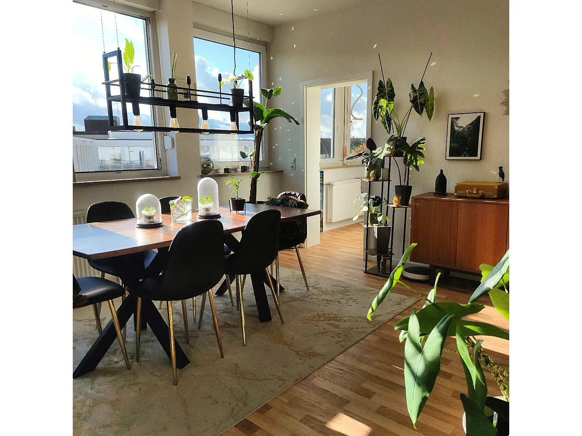 Suspension industrielle noire avec crémaillère 4 lumières - Cage Rack