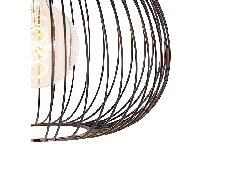 Suspension design noire - Wire Dough