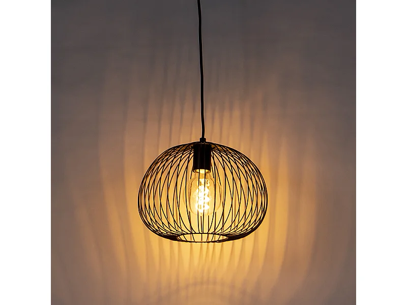 Suspension design noire - Wire Dough