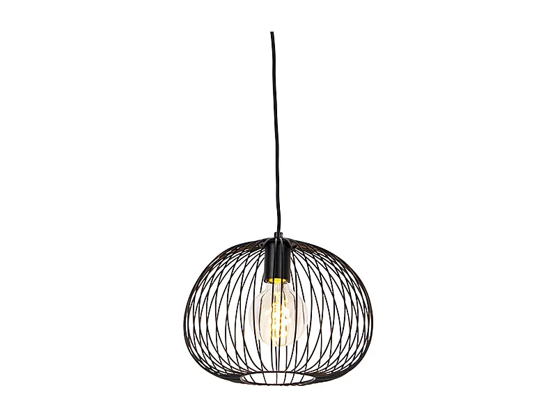 Suspension design noire - Wire Dough