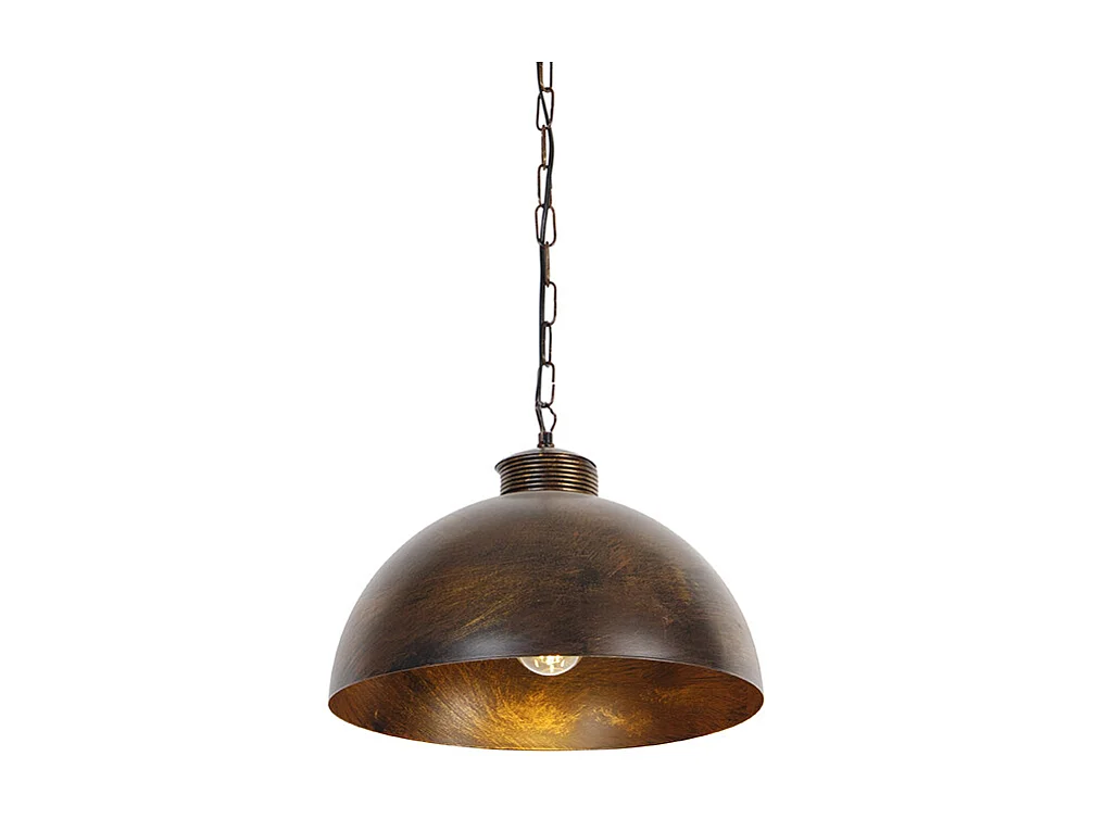 Suspension industrielle marron rouille 35 cm - Magna Classic