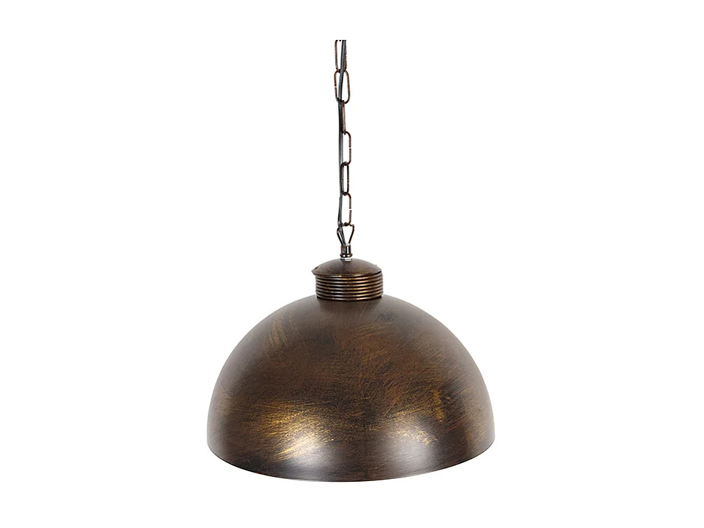 Suspension industrielle marron rouille 35 cm - Magna Classic