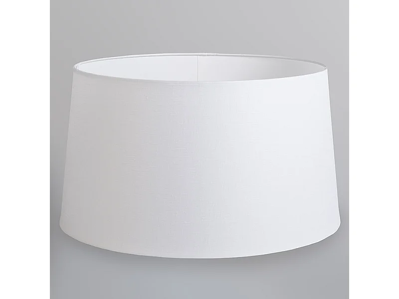 Suspension moderne noire avec abat-jour blanc 45 cm - Pendant