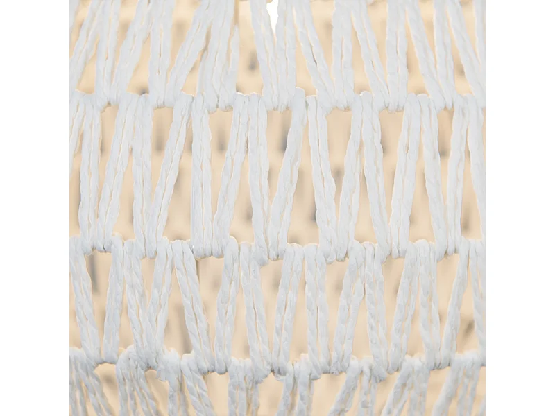 Lampe à suspension scandinave blanche 45 cm - Lina Drop