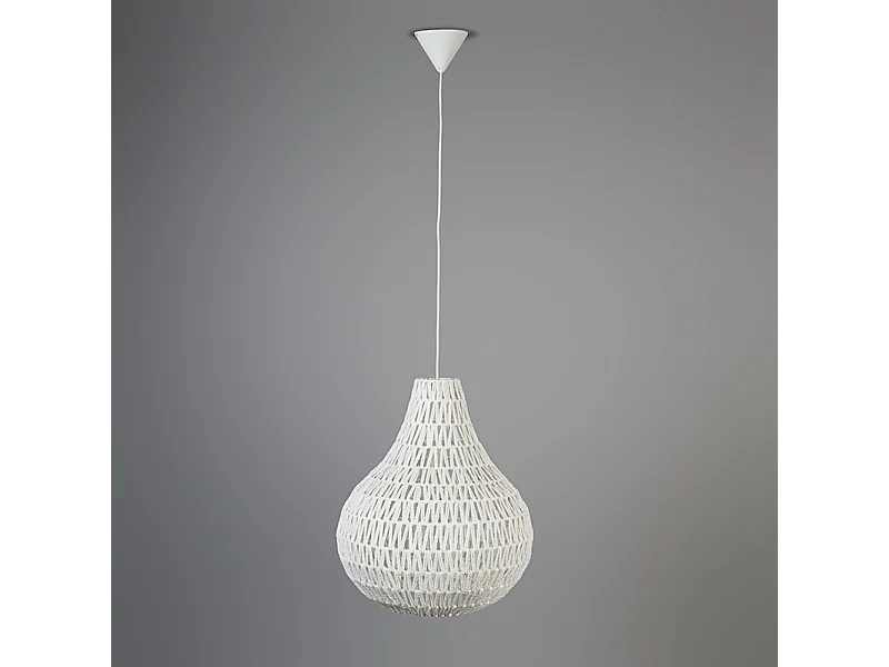 Suspension scandinave blanche 45 cm - Lina Drop