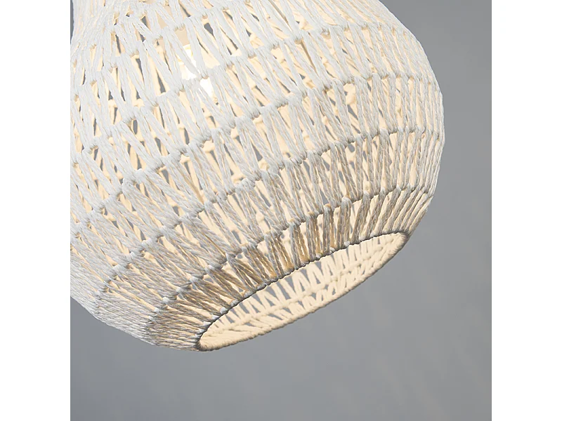 Suspension scandinave blanche 45 cm - Lina Drop