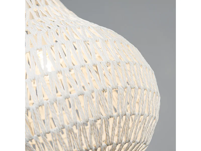 Suspension scandinave blanche 45 cm - Lina Drop