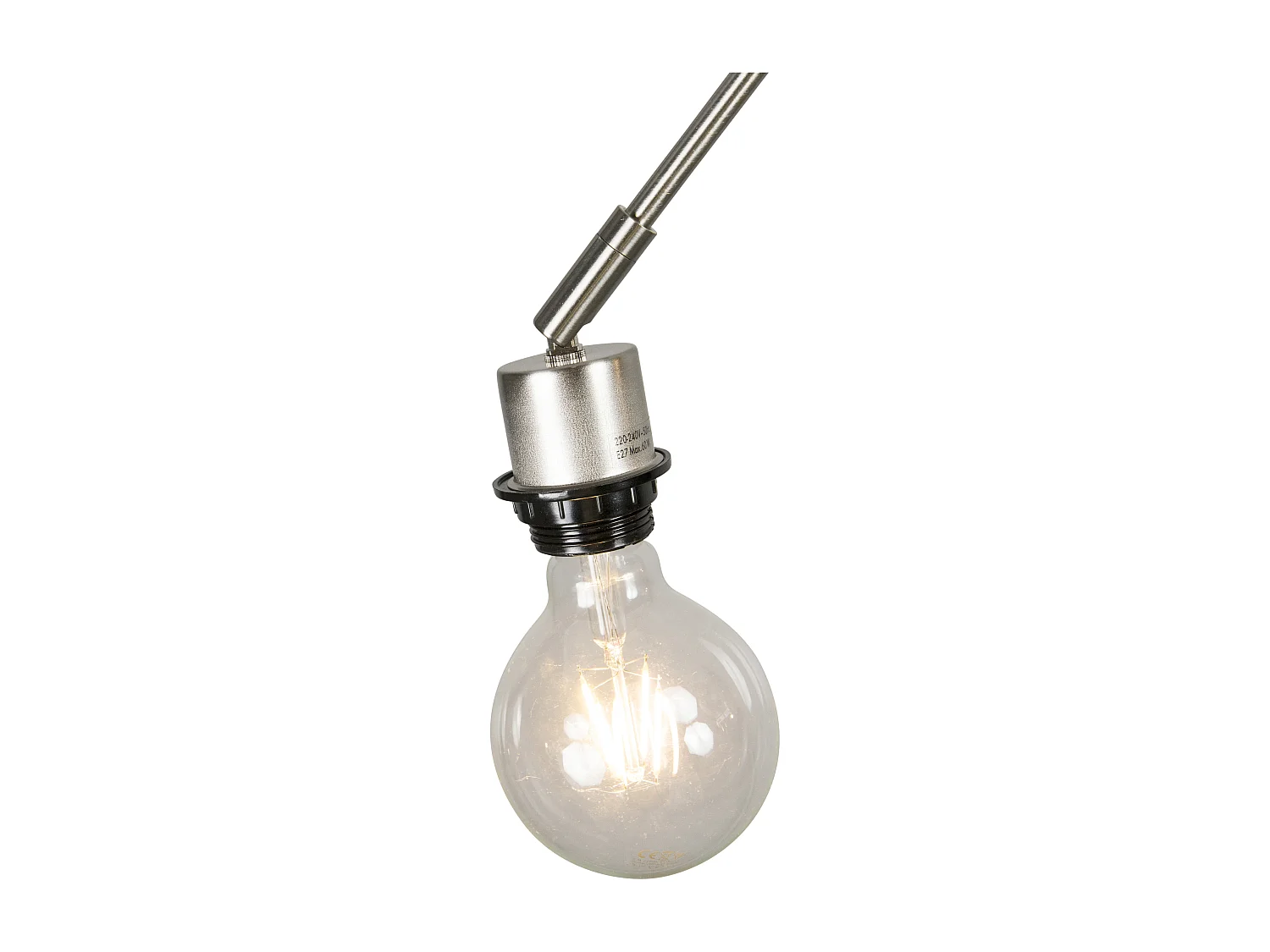 Lampe à suspension moderne en acier sans abat-jour - Blitz II