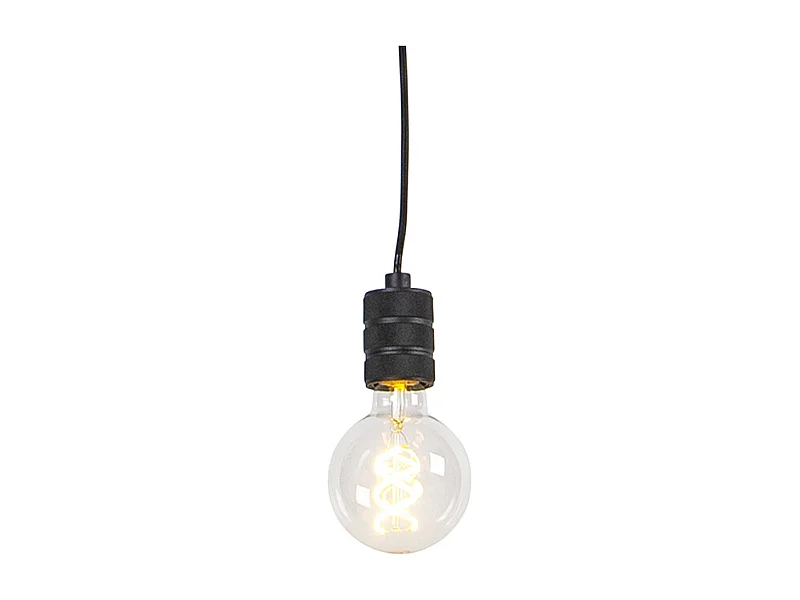 Lampe suspendue noir 1 lumière - Cavalux