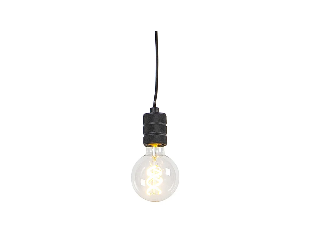 Lampe suspendue noir 1 lumière - Cavalux