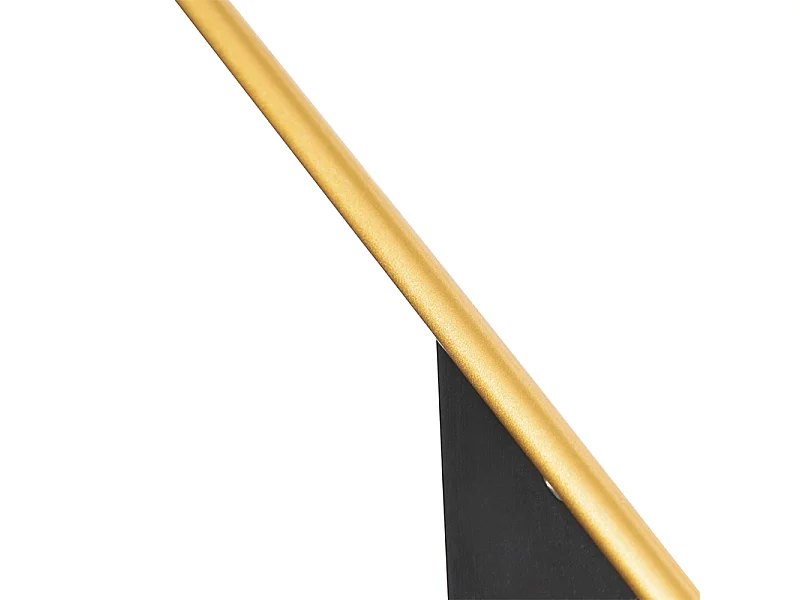 Suspension design noire et dorée 6 lumières - Sinem