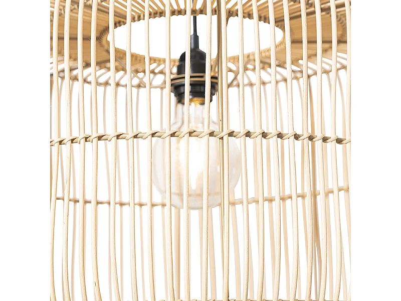 Suspension orientale en rotin 45 cm - Maud