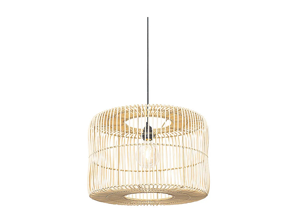 Suspension orientale en rotin 45 cm - Maud