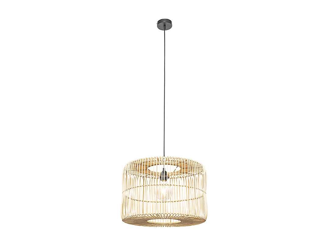 Suspension orientale en rotin 45 cm - Maud
