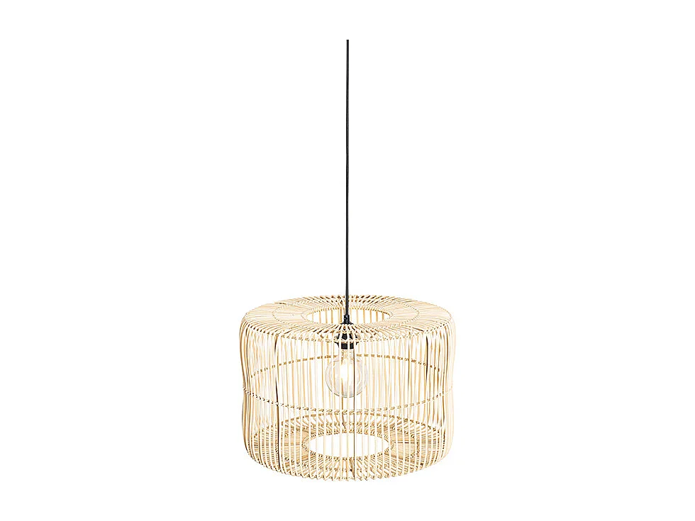 Suspension orientale en rotin 45 cm - Maud
