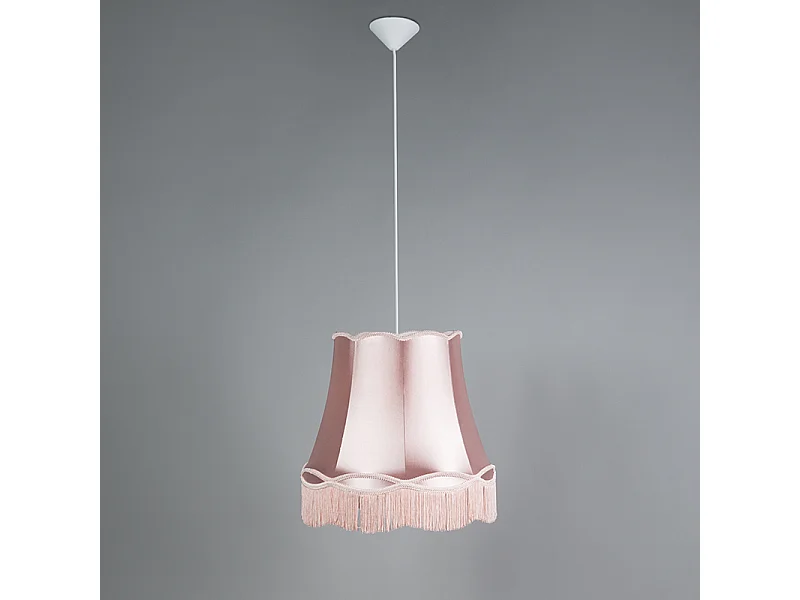 Lampe suspendue rétro rose 45 cm - Granny