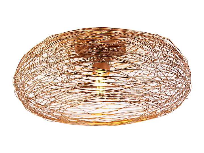 Plafonnier design cuivre ovale - Sarella