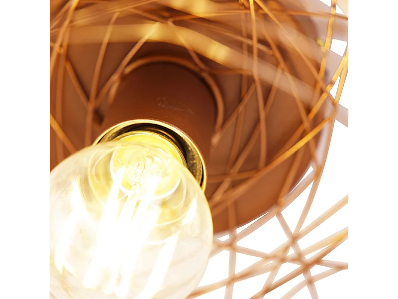 Plafonnier design cuivre ovale - Sarella