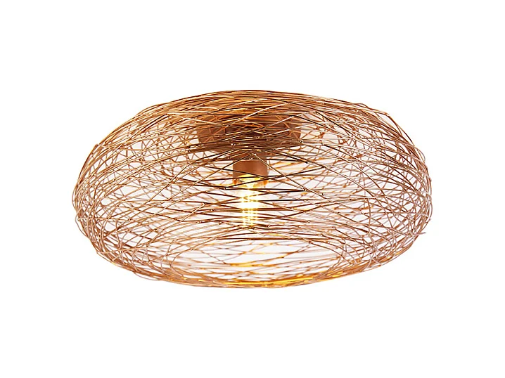 Plafonnier design cuivre ovale - Sarella