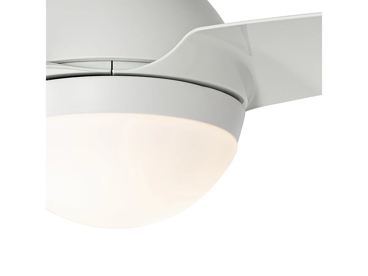 Ventilateur de plafond blanc avec télécommande - Bora