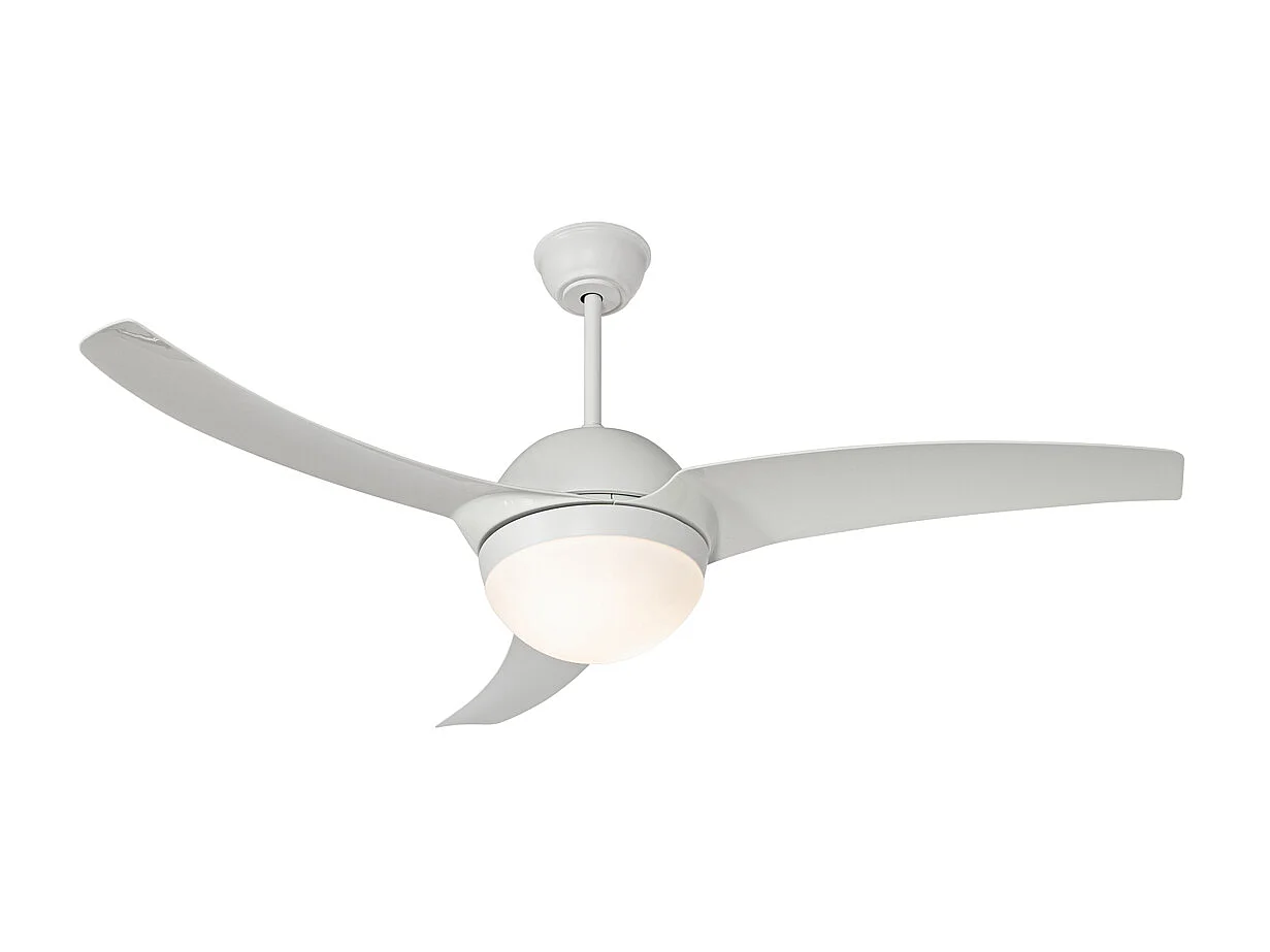 Ventilateur de plafond blanc avec télécommande - Bora