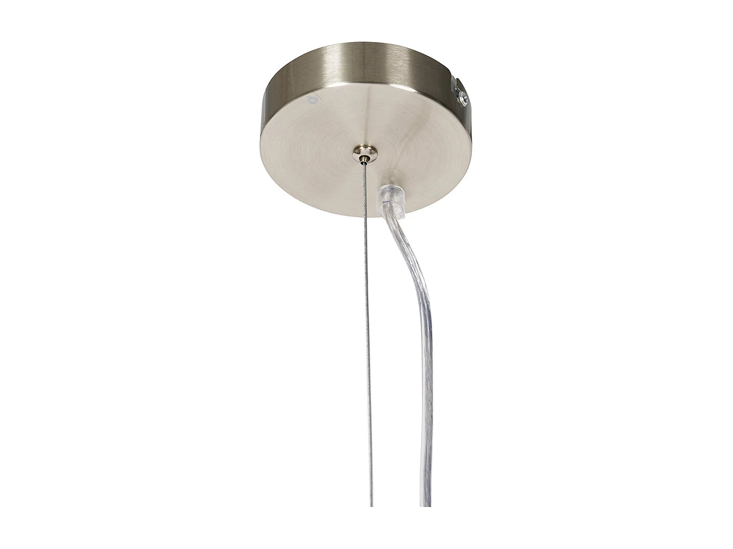 Lampe suspendue en acier sans abat-jour - Cappo 1