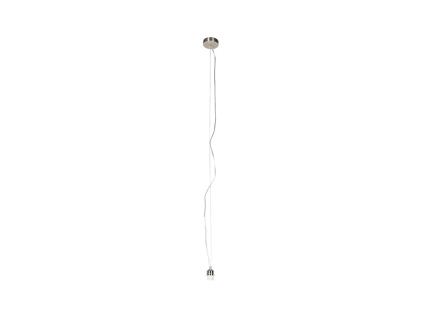 Lampe suspendue en acier sans abat-jour - Cappo 1