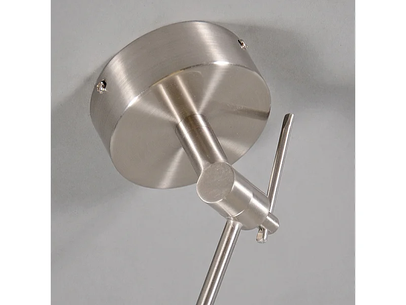 Lampe à suspension acier avec abat-jour 35 cm gris vieux réglable - Blitz I