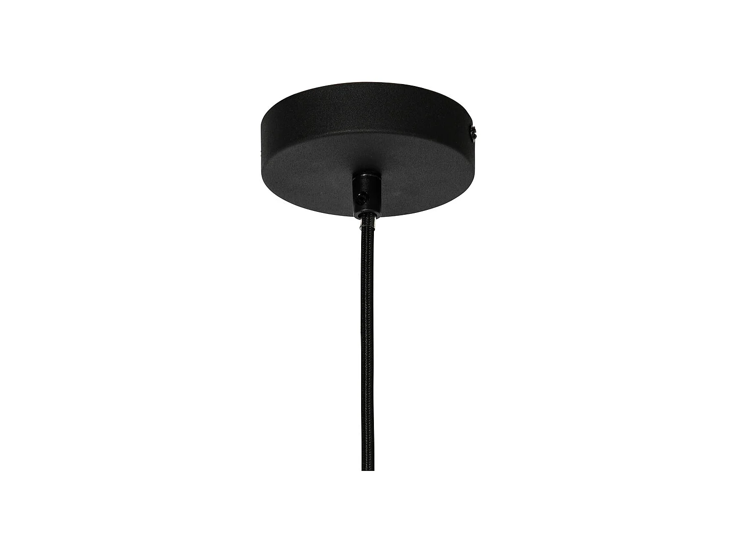 Lampe à suspension moderne noire - Tissu