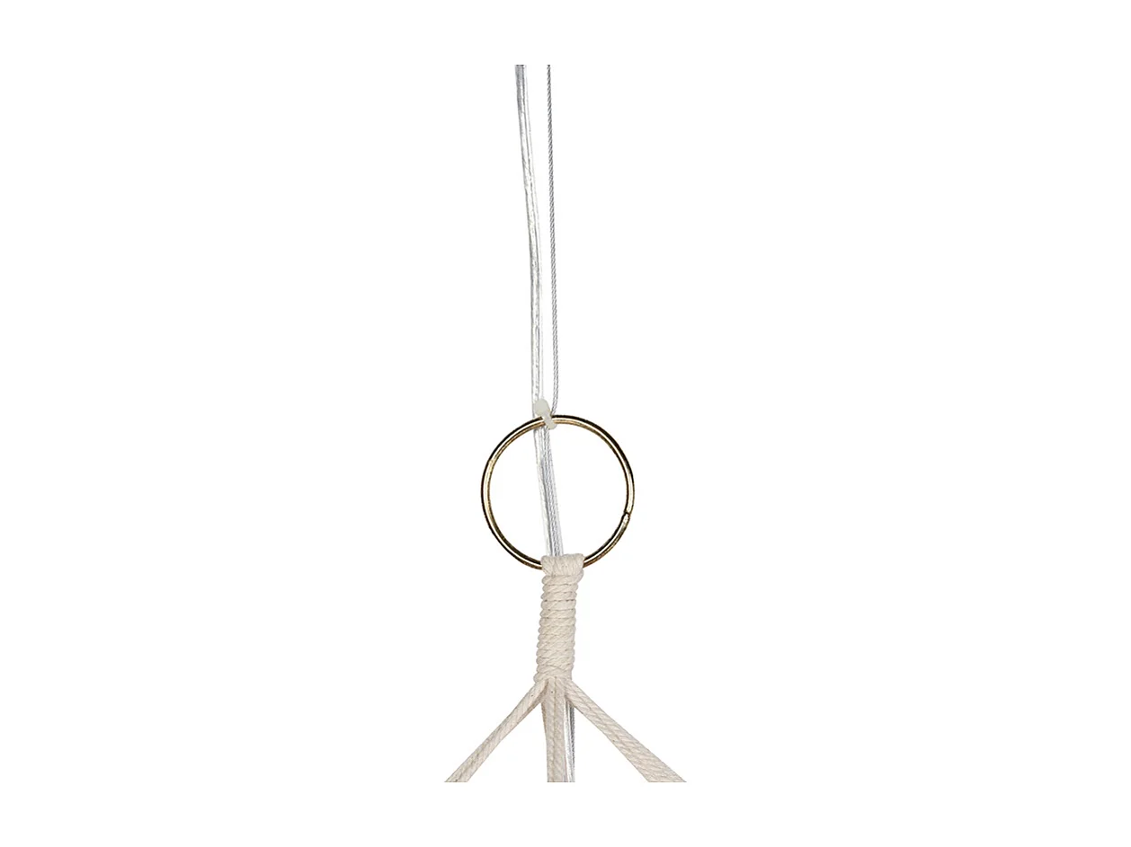 Suspension rustique en macramé 90 cm - String