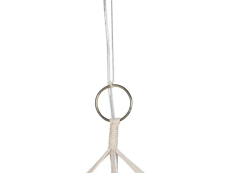 Suspension rustique en macramé 90 cm - String