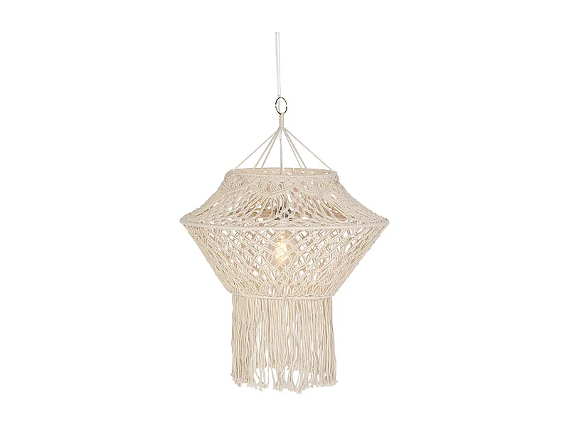 Suspension rustique en macramé 90 cm - String