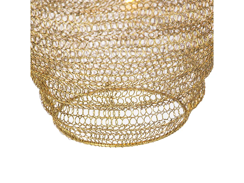 Suspension orientale dorée 30 cm - Nidum