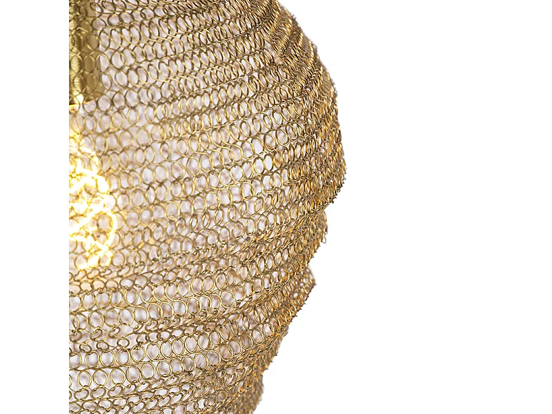 Suspension orientale dorée 30 cm - Nidum