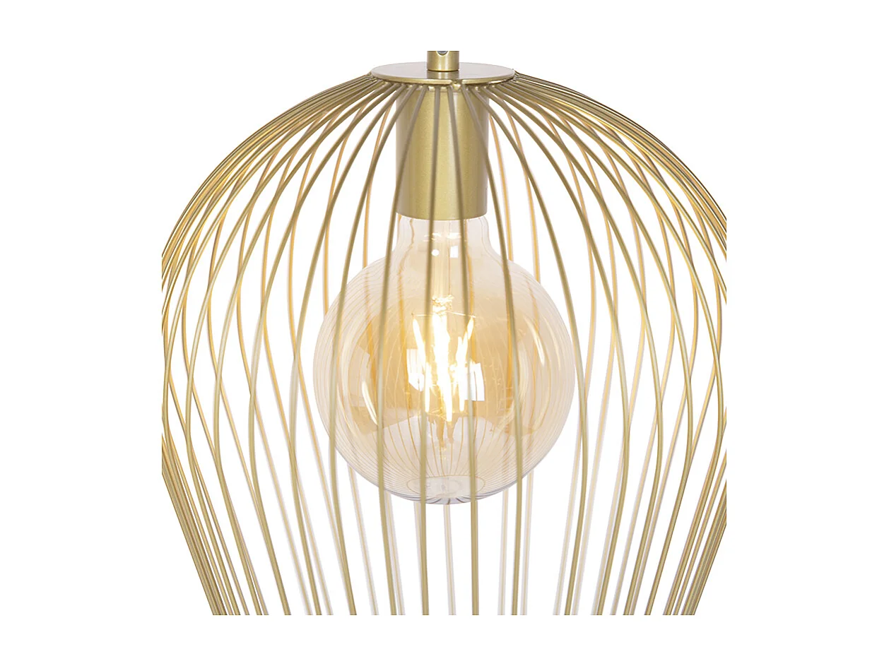 Suspension design dorée - Wire Ario