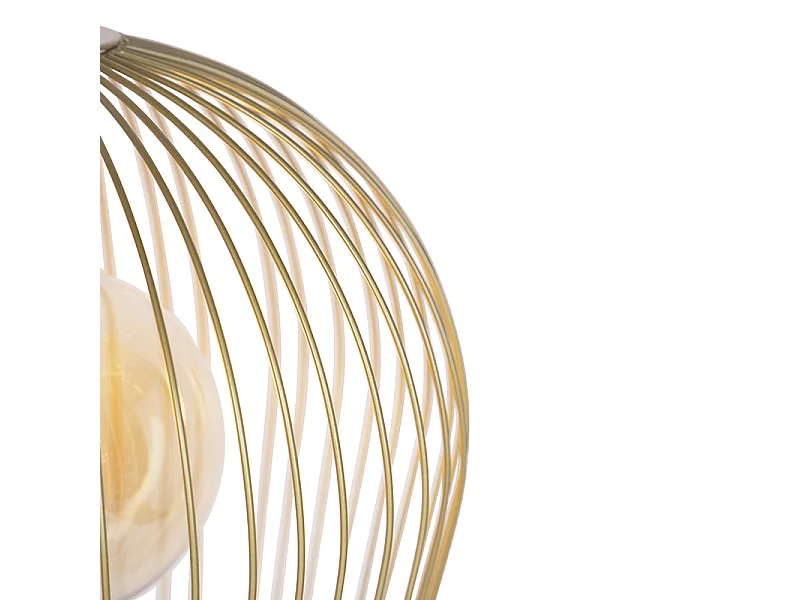 Suspension design dorée - Wire Ario