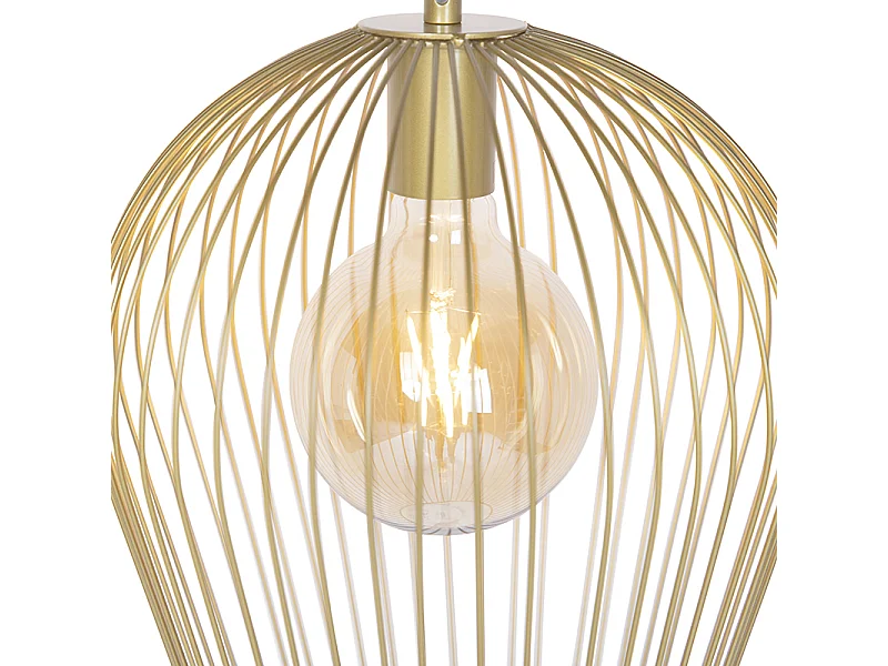 Suspension design dorée - Wire Ario