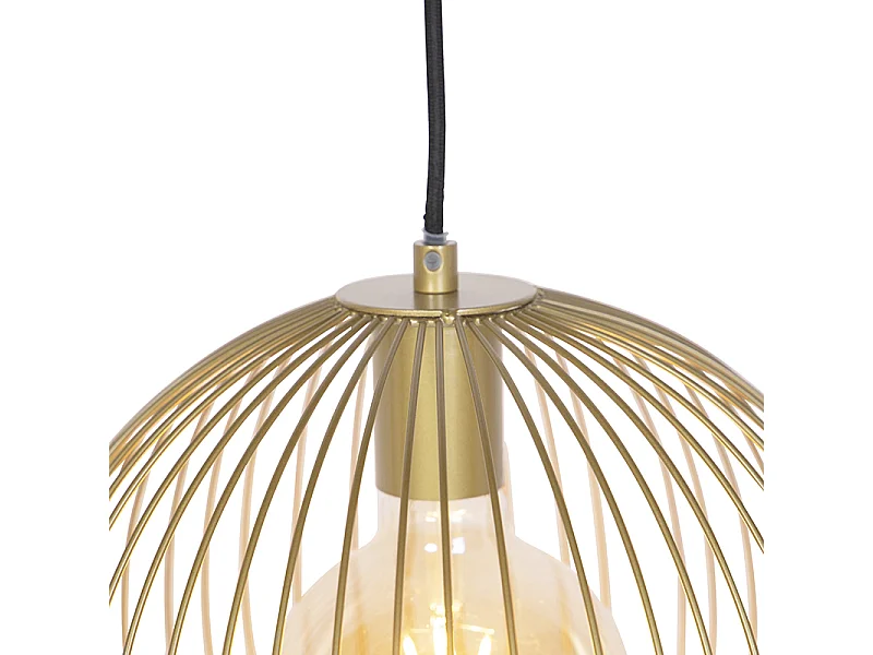 Suspension design dorée - Wire Ario
