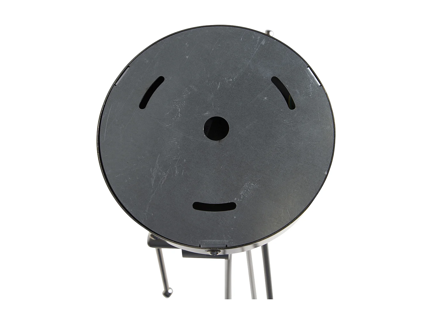 Suspension en acier avec abat-jour en lin noir 35 cm 2 lumières - Blitz